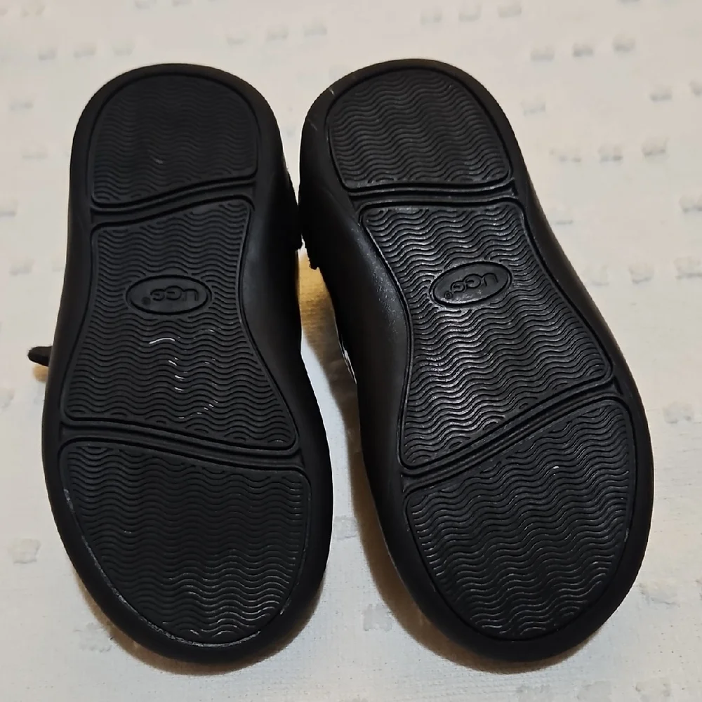 UGG Shiny Black Kids Dress Shoes
